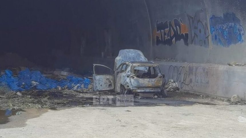 Καμένο στις σήραγγες Σκαραμαγκά βρέθηκε το αυτοκίνητο των εκτελεστών του Κορυδαλλού